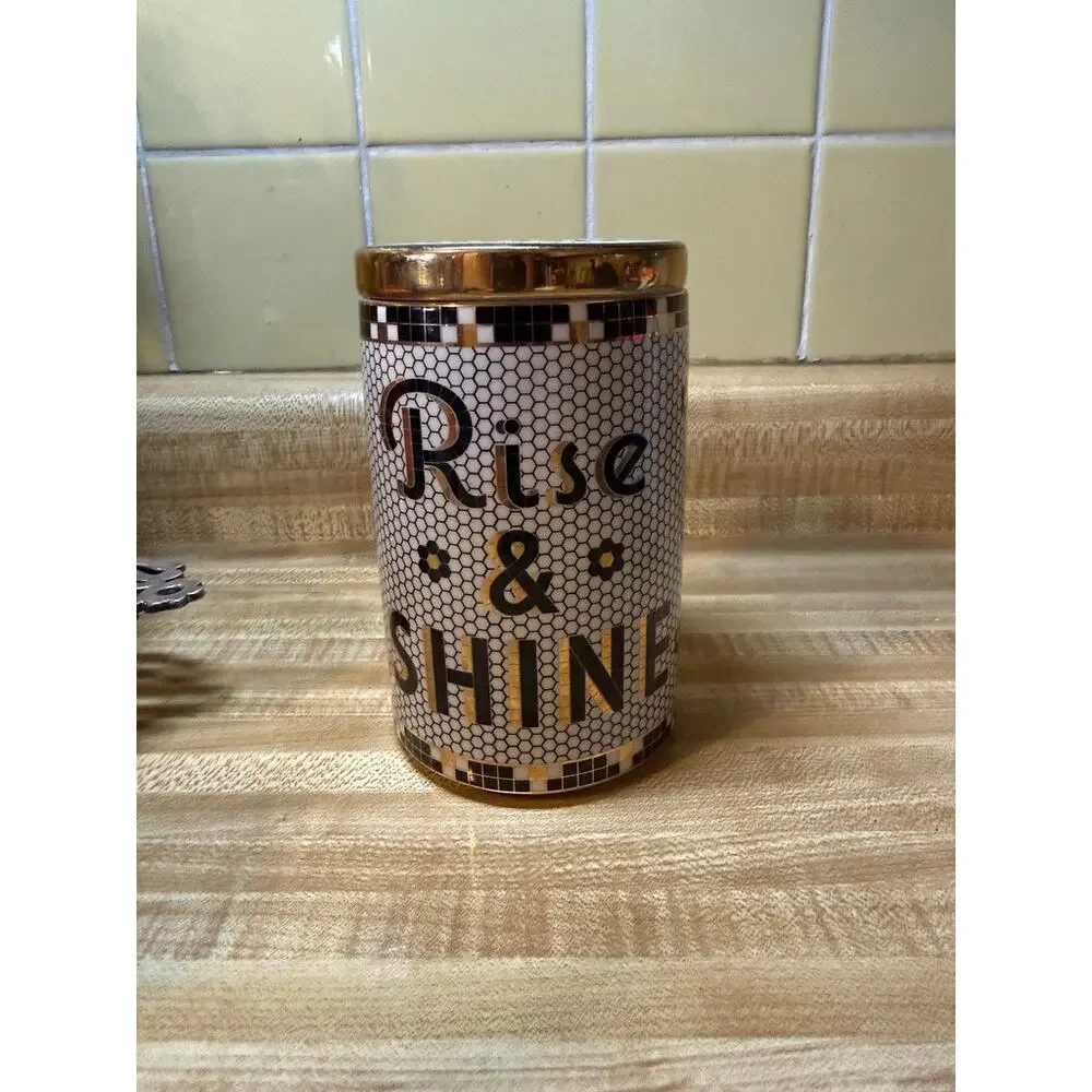 Anthropologie Bistro Rise & Shine Canister